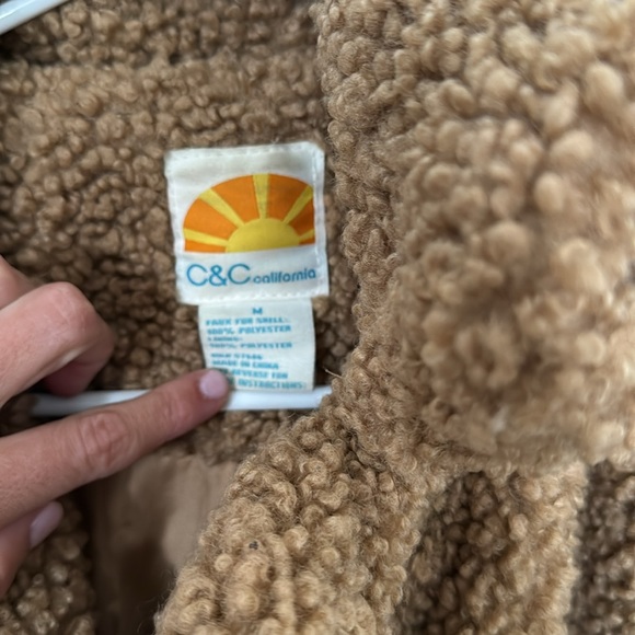 C&C California Teddy Coat - Picture 2 of 3